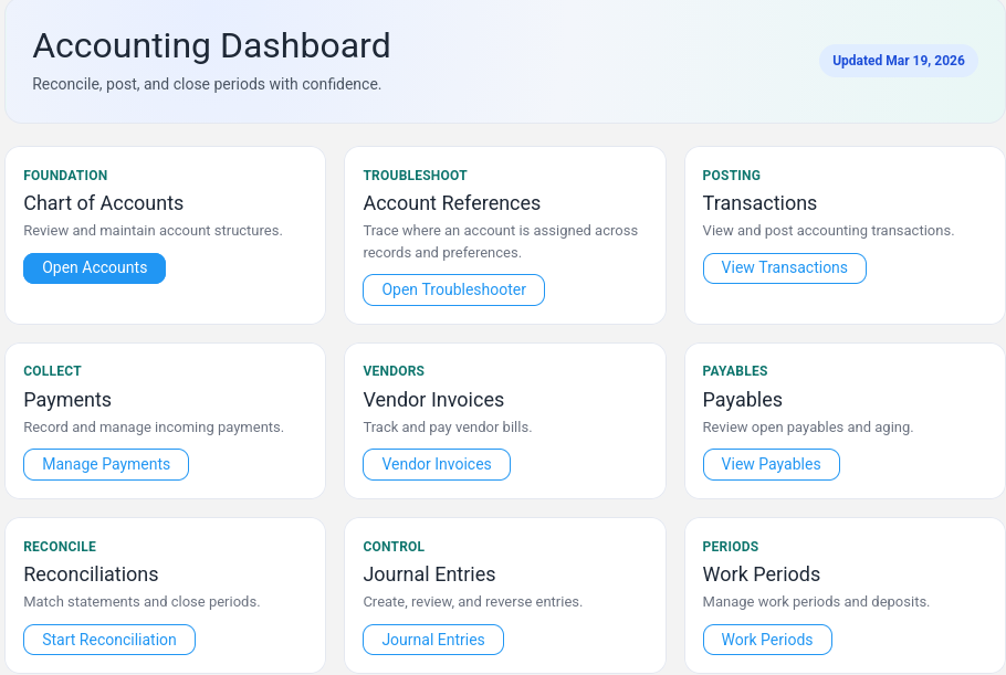 Brisk dashboard showing accounting, sales, inventory, and reporting in one platform